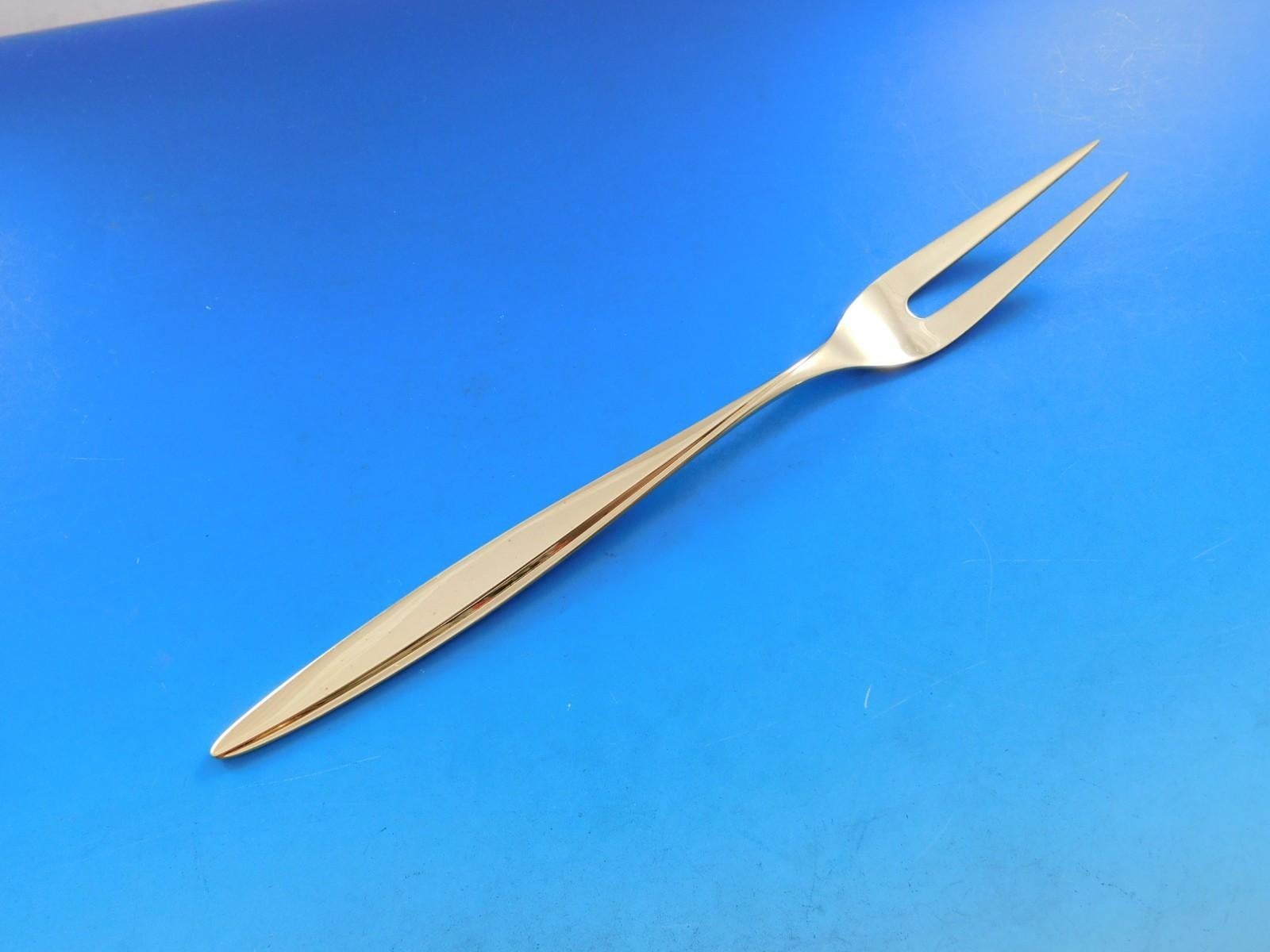 Kopenhagen Gold by Wmf 800 Silber Besteck 12er Set 66 Teile Modern (20. Jahrhundert) im Angebot