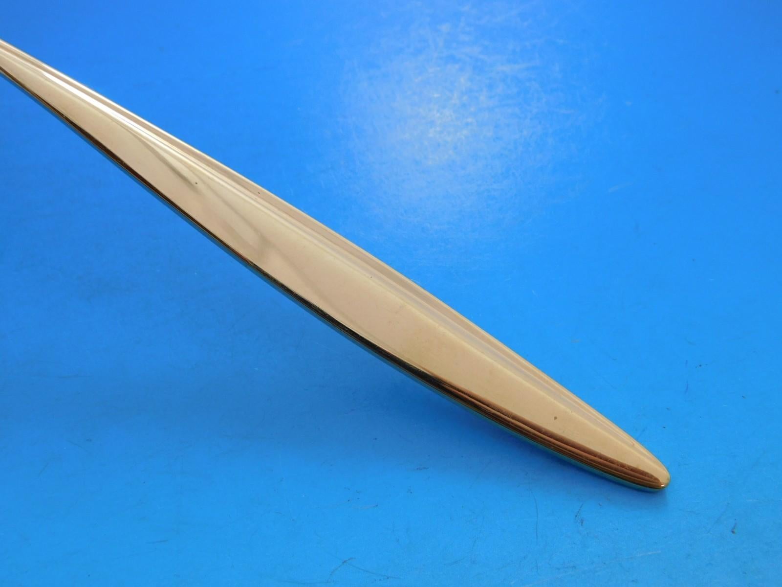 Kopenhagen Gold by Wmf 800 Silber Besteck 12er Set 66 Teile Modern im Angebot 3