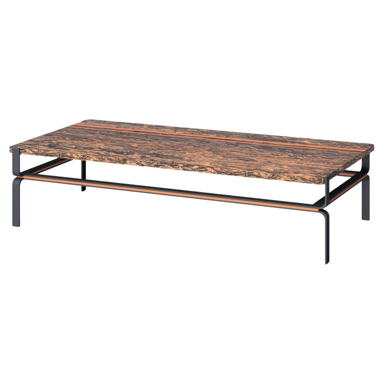 Walnut Burl Veneer Coffee Table For Sale at 1stDibs