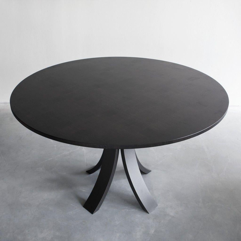 Postmoderne Table de salle à manger ronde Kops Slim de Van Rossum en vente