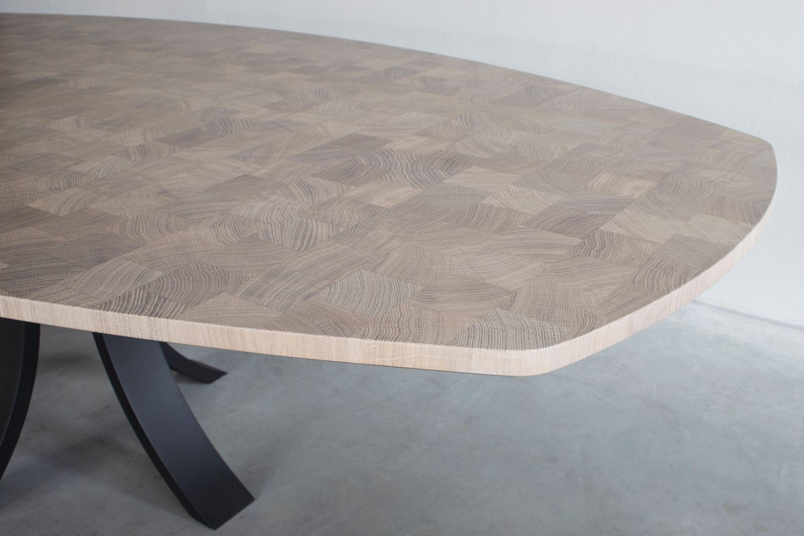 slim oval dining table