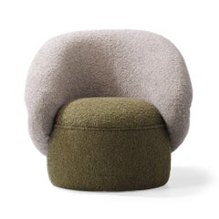 Sillón KORA - Asiento escultural contemporáneo con tela by MainGUILTY