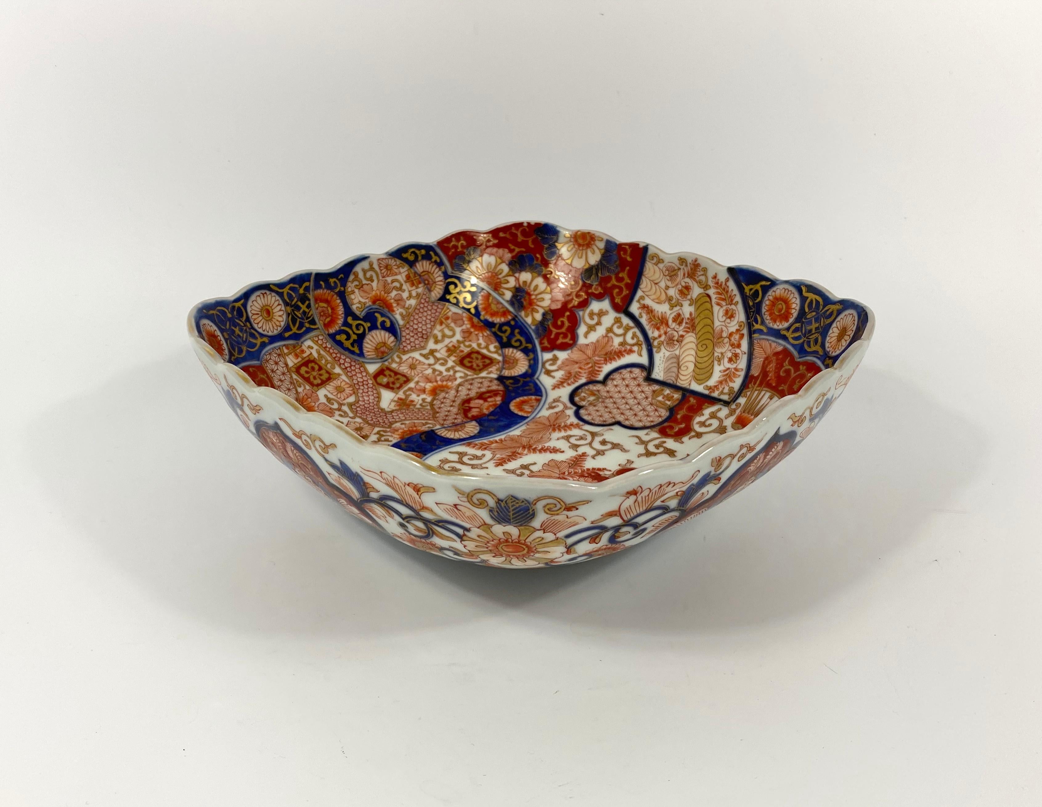Fired Koransha Imari Porcelain Bowl, circa 1890, Meiji Period