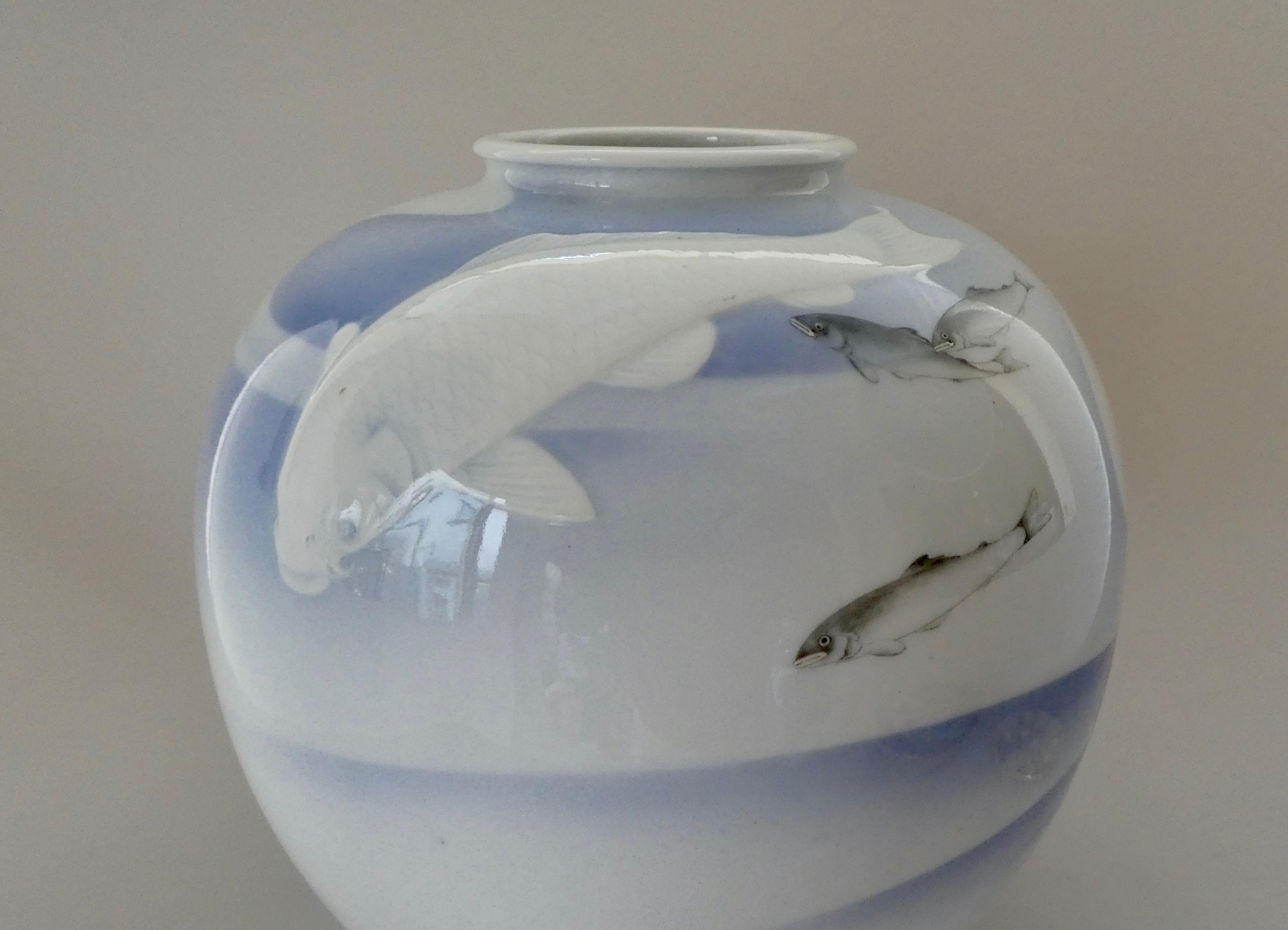 Koransha Porcelain ‘Carp’ Vase, Japanese, Meiji Period ‘1868-1912’ 1