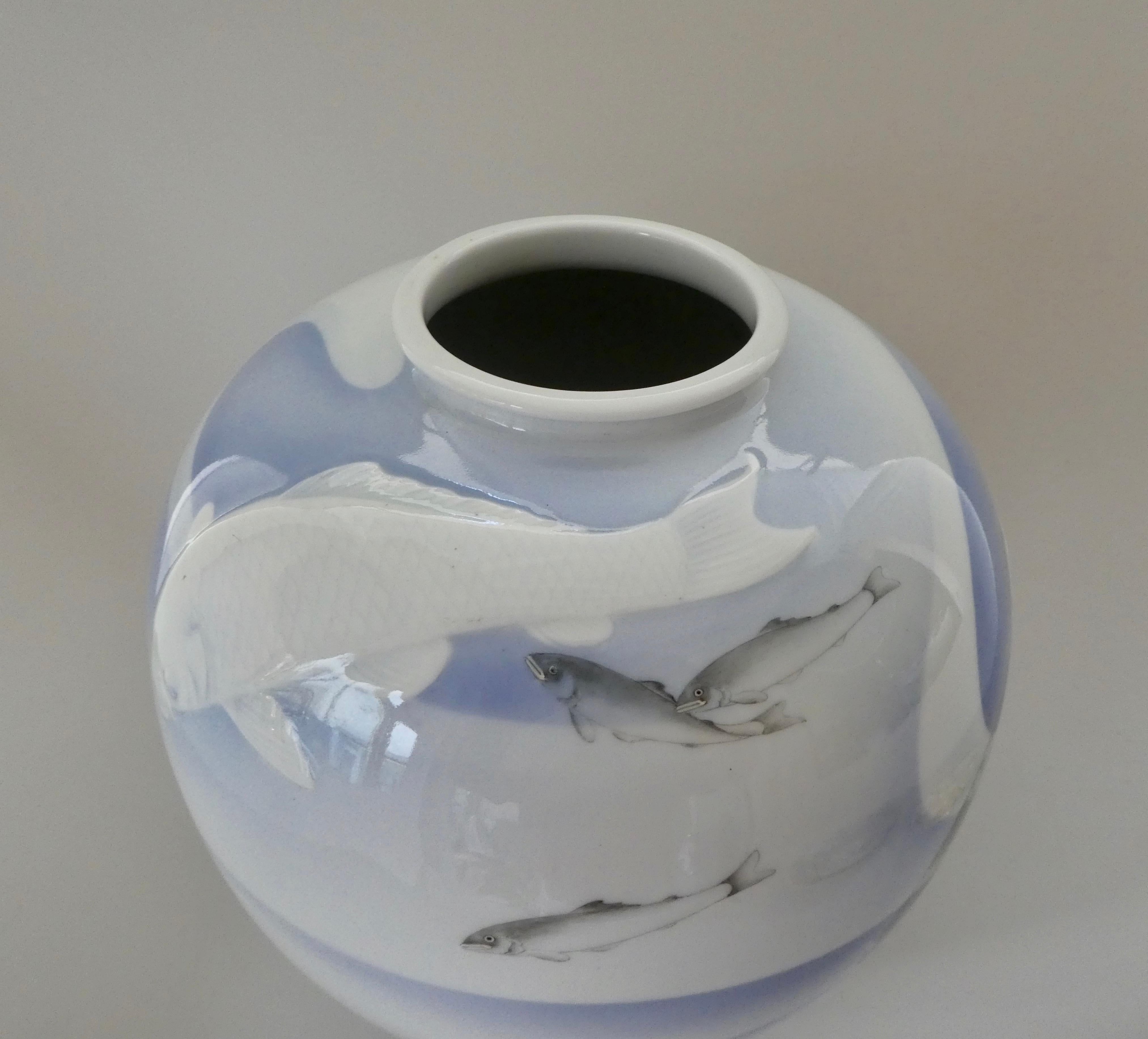Koransha Porcelain ‘Carp’ Vase, Japanese, Meiji Period ‘1868-1912’ 3