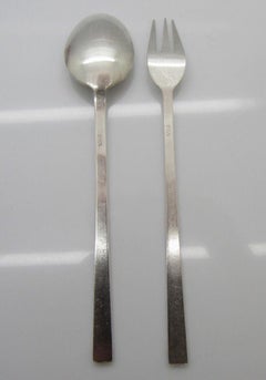 Korean 80% Silver Youth Spoon and Fork Set