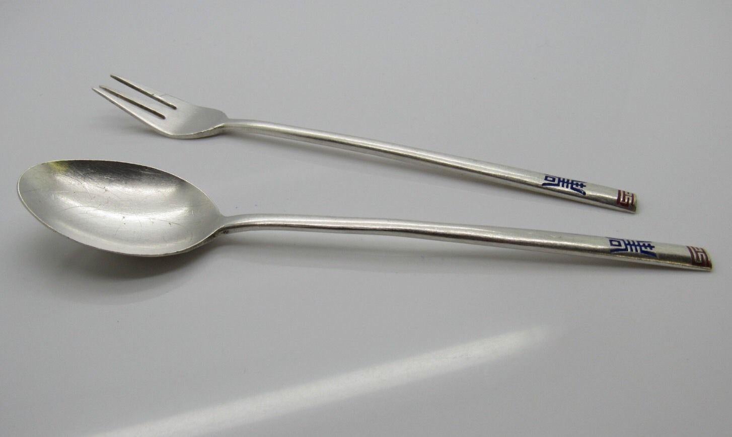 korean spoon and fork