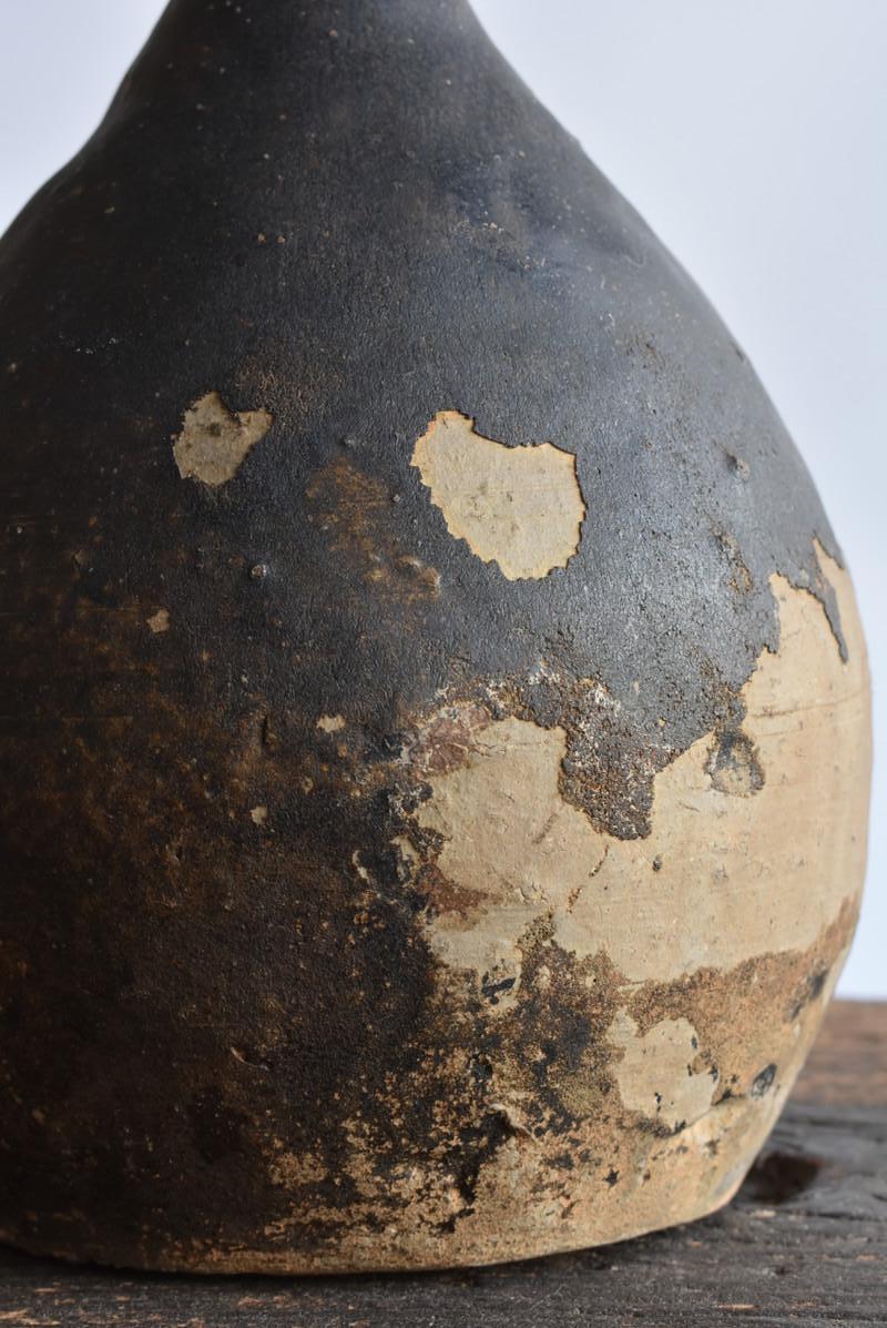 Korean Antique Black Glaze Vase / 15th Century / Wabi-Sabi Vase / Mingei 5