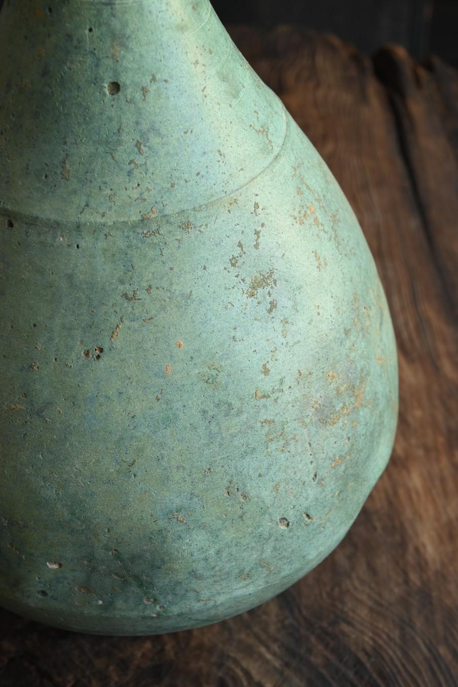 Korean Antique Bronze Vase / 12th-13th century / Wabi-Sabi Vase / Goryeo For Sale 6
