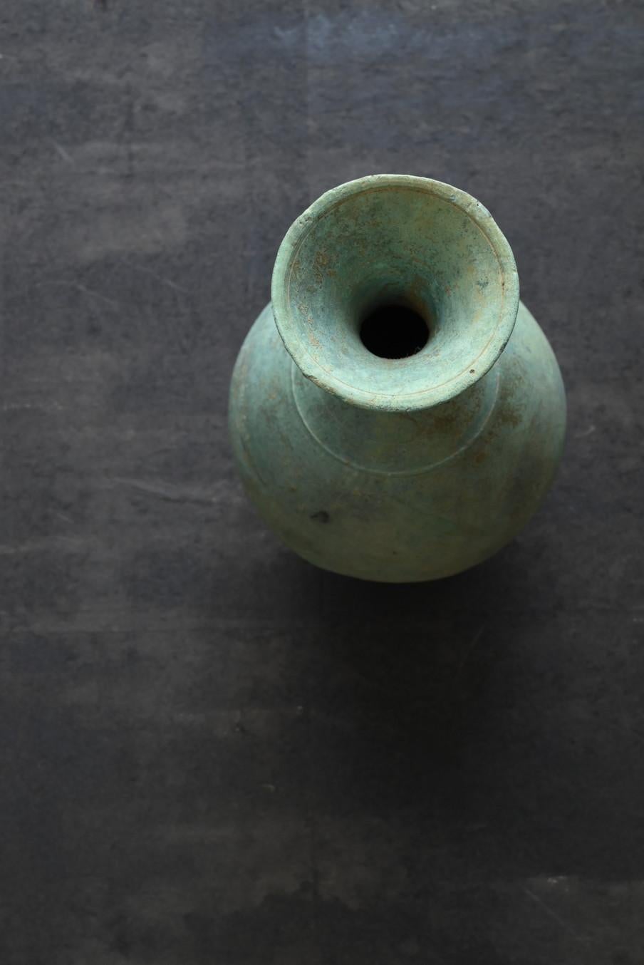 Korean Antique Bronze Vase / 12th-13th century / Wabi-Sabi Vase / Goryeo For Sale 10