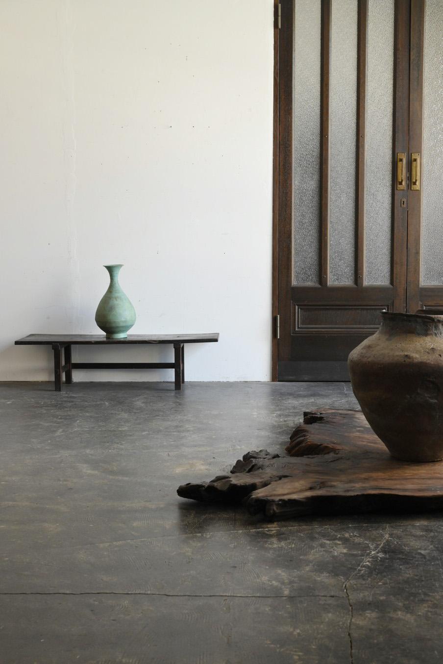 South Korean Korean Antique Bronze Vase / 12th-13th century / Wabi-Sabi Vase / Goryeo For Sale