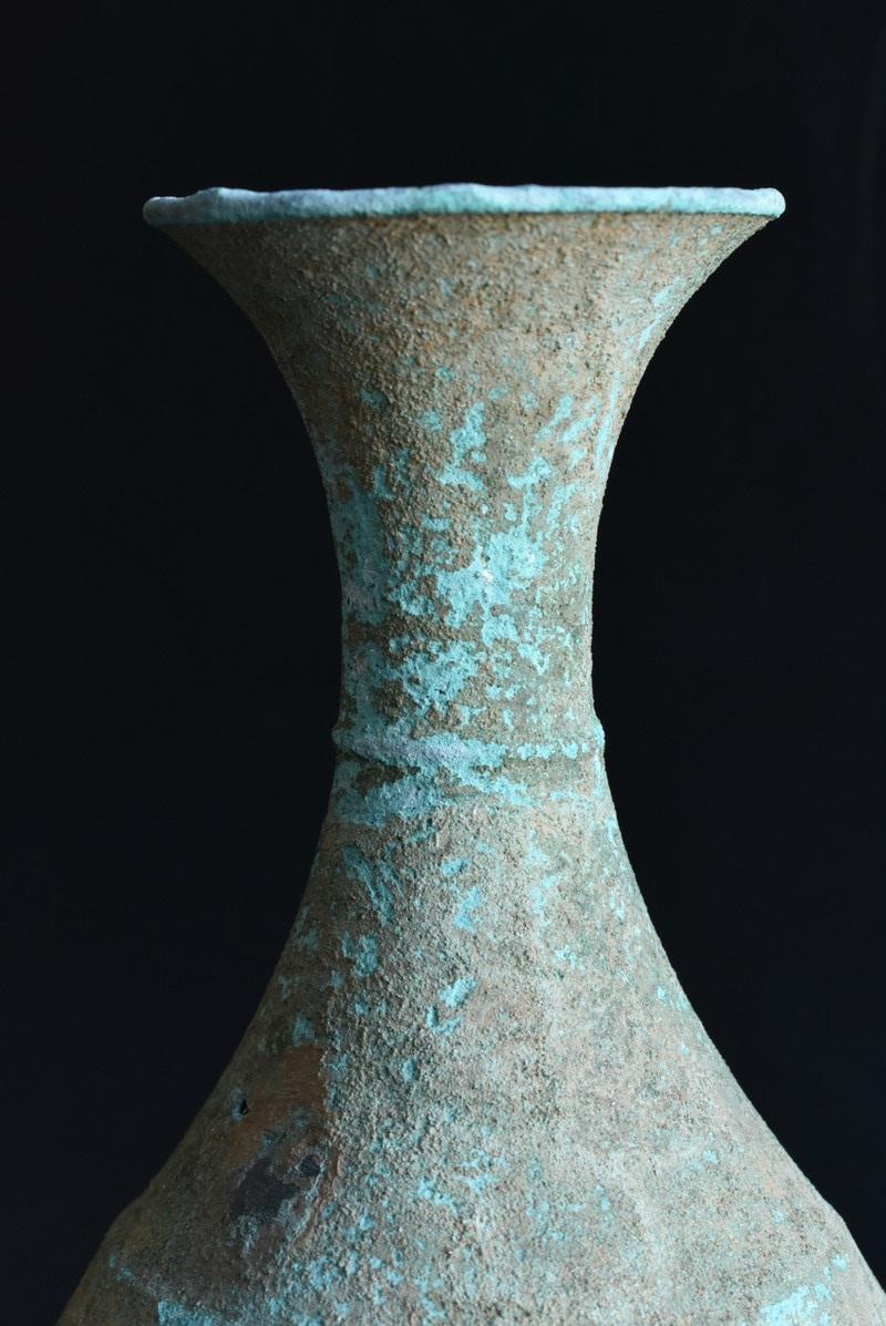 Korean Antique Bronze Vase / 918－1392 / Wabi-Sabi Vase / Excavation 5