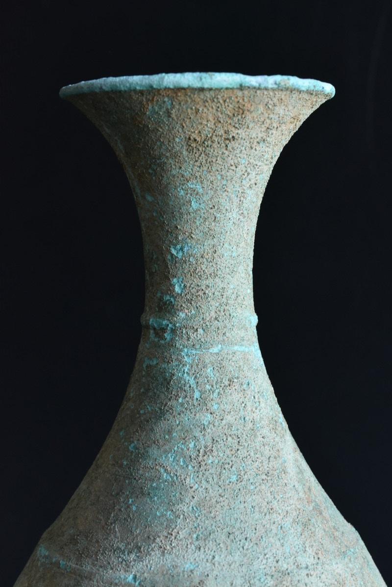 Korean Antique Bronze Vase / 918－1392 / Wabi-Sabi Vase / Excavation 6