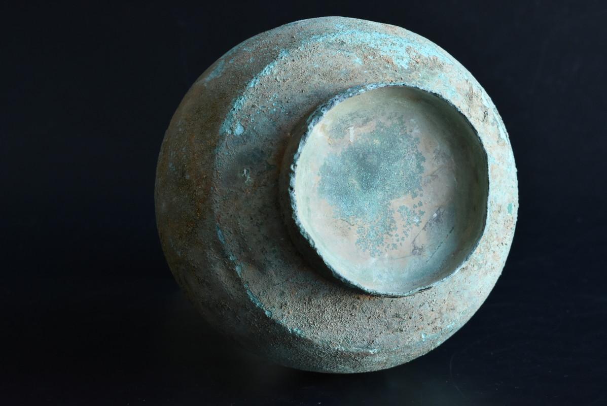Korean Antique Bronze Vase / 918－1392 / Wabi-Sabi Vase / Excavation 11