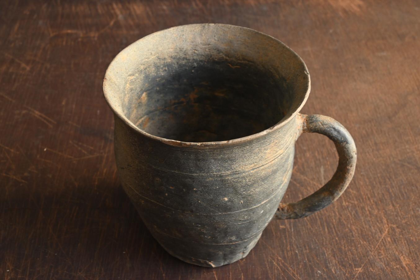 Korean antique cup-shaped earthenware/excavated earthenware/hard earthenware For Sale 2