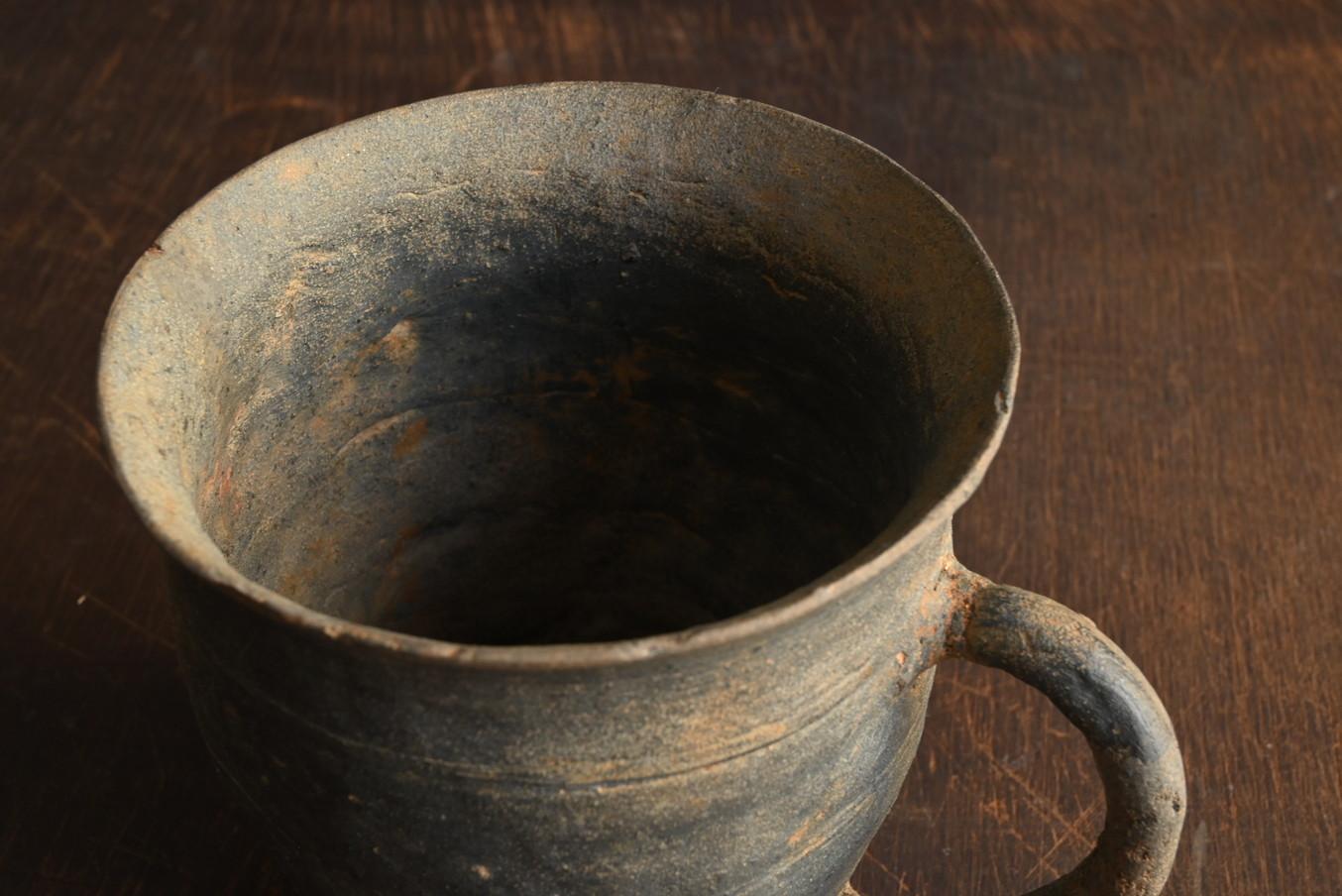 Korean antique cup-shaped earthenware/excavated earthenware/hard earthenware For Sale 3