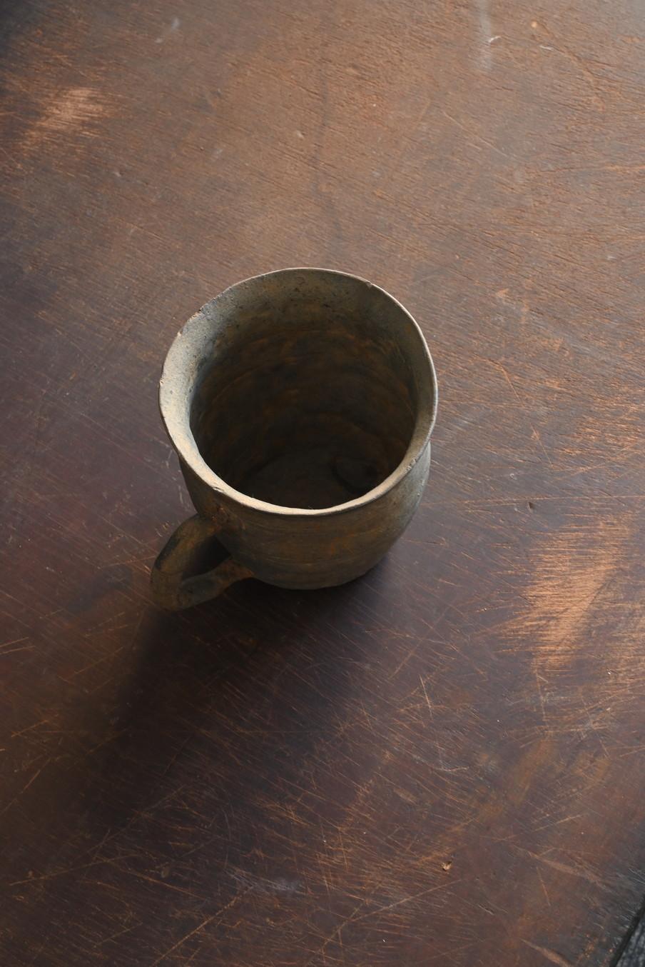 Korean antique cup-shaped earthenware/excavated earthenware/hard earthenware For Sale 7