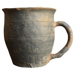 Korean antique cup-shaped earthenware/excavated earthenware/hard earthenware