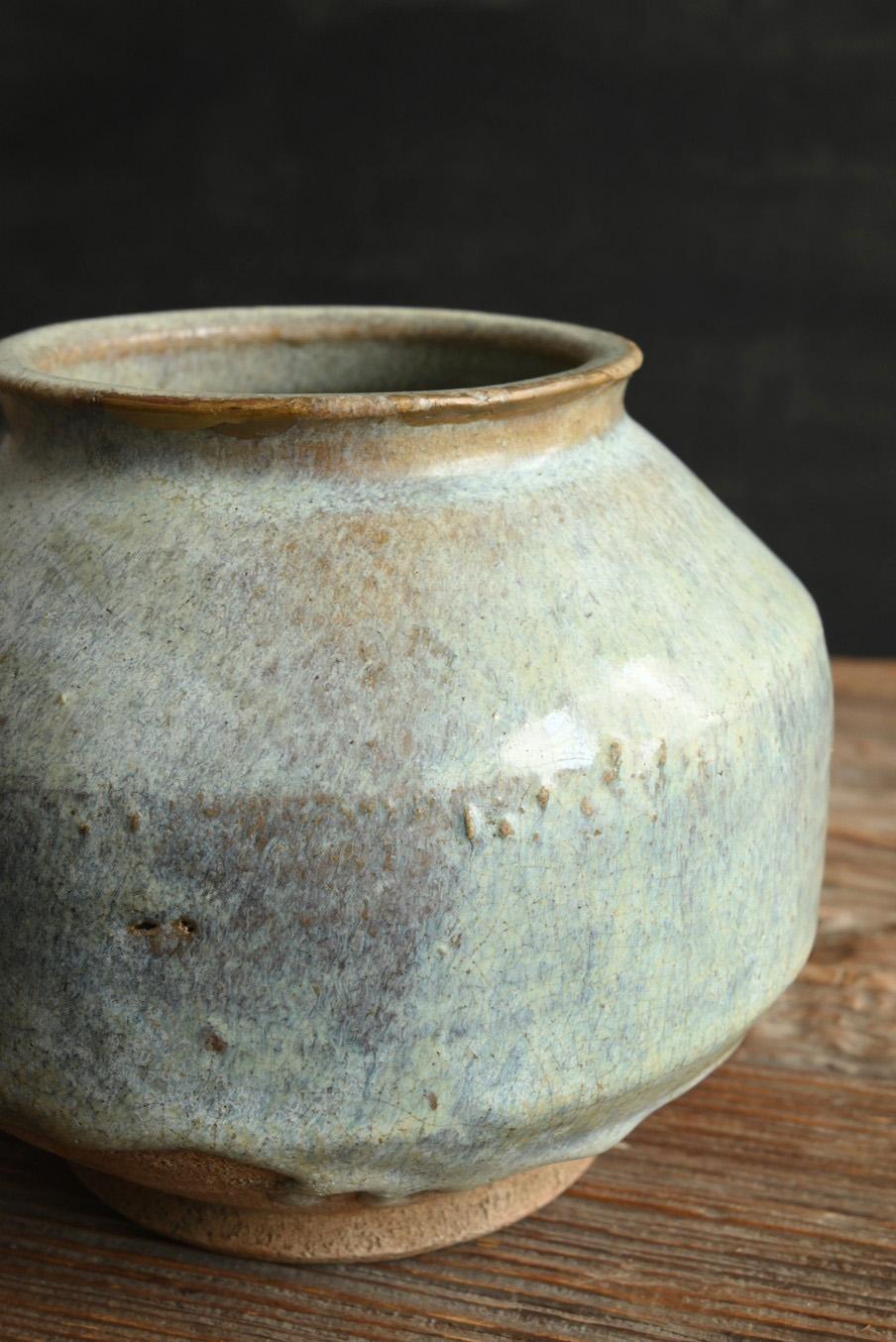 Korean antique pottery jar/17th-19th century/Beautiful glazed /Joseon Dynasty For Sale 4