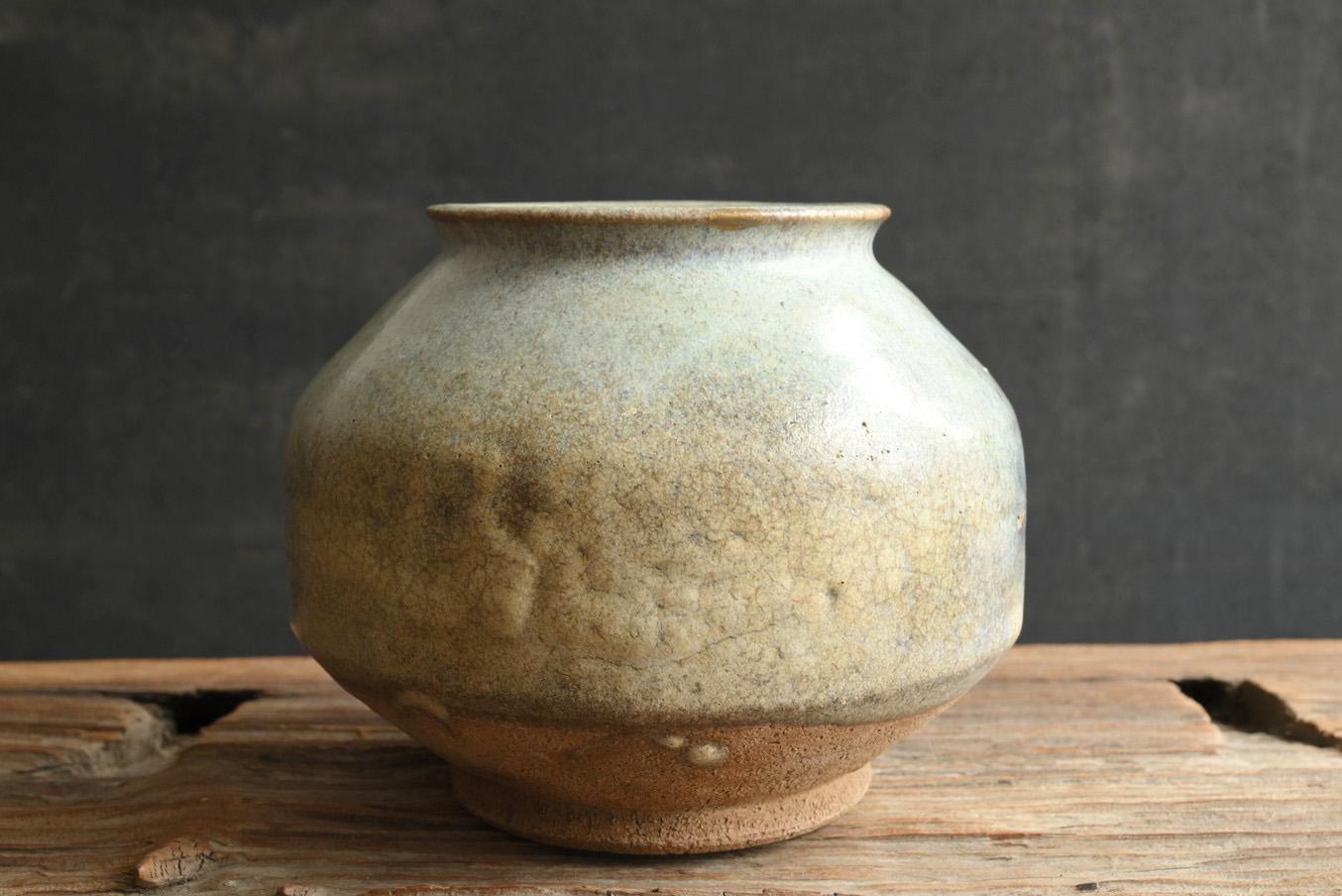 18th Century and Earlier Korean antique pottery jar/17th-19th century/Beautiful glazed /Joseon Dynasty For Sale
