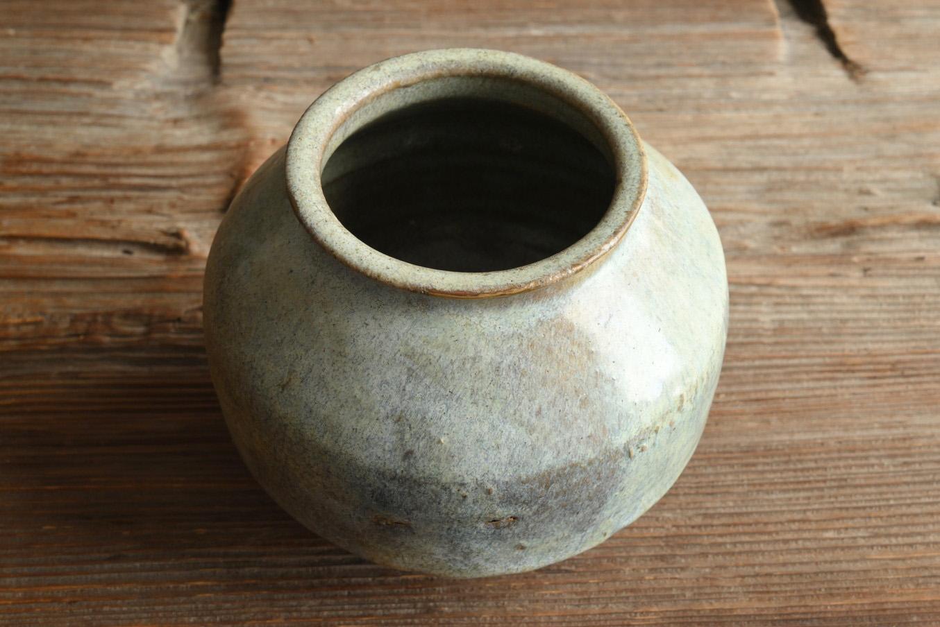 Korean antique pottery jar/17th-19th century/Beautiful glazed /Joseon Dynasty For Sale 1
