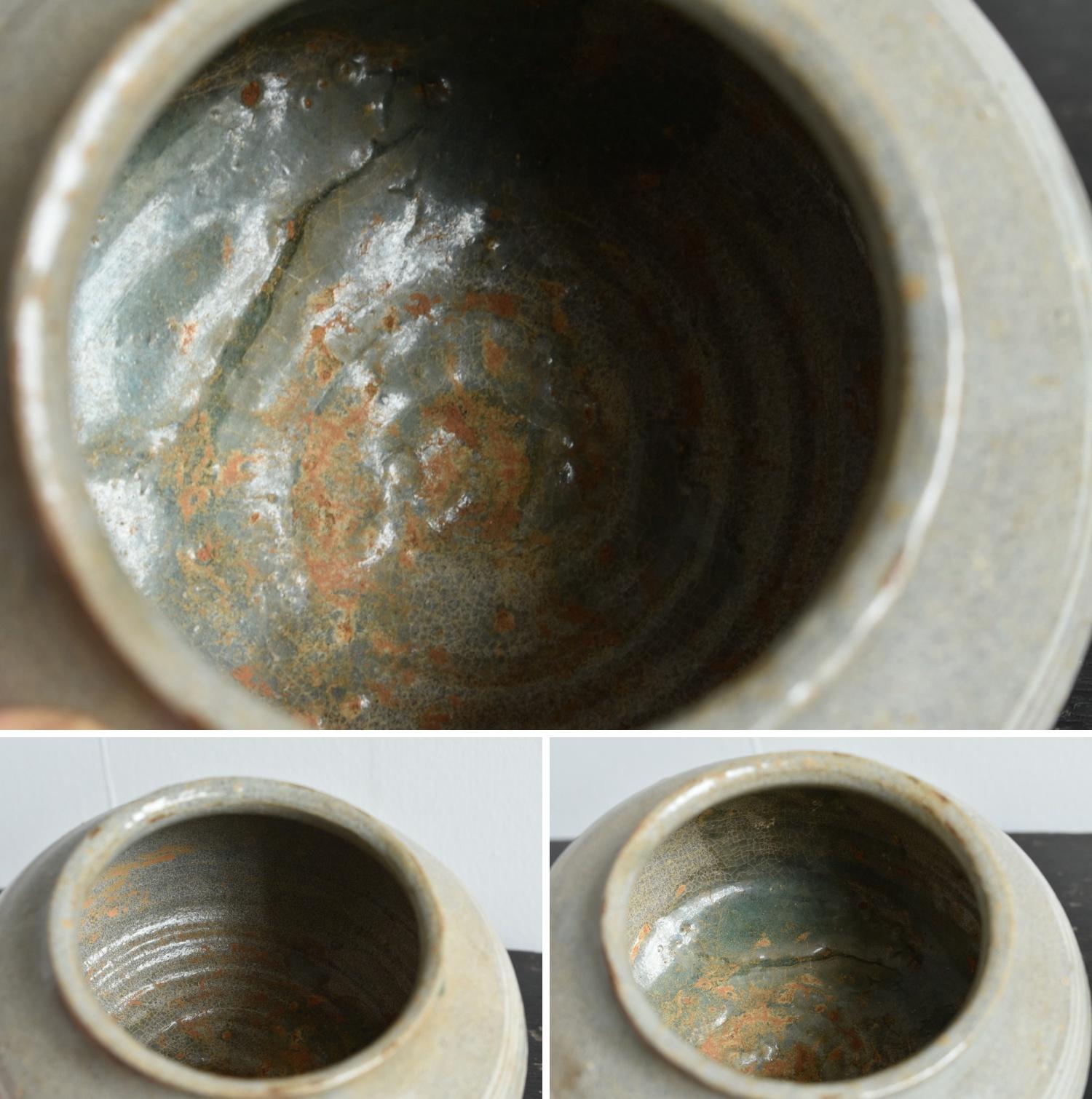 Korean Antique Pottery Jar/Joseon Dynasty/15-16th Century/Beautiful Vase 4