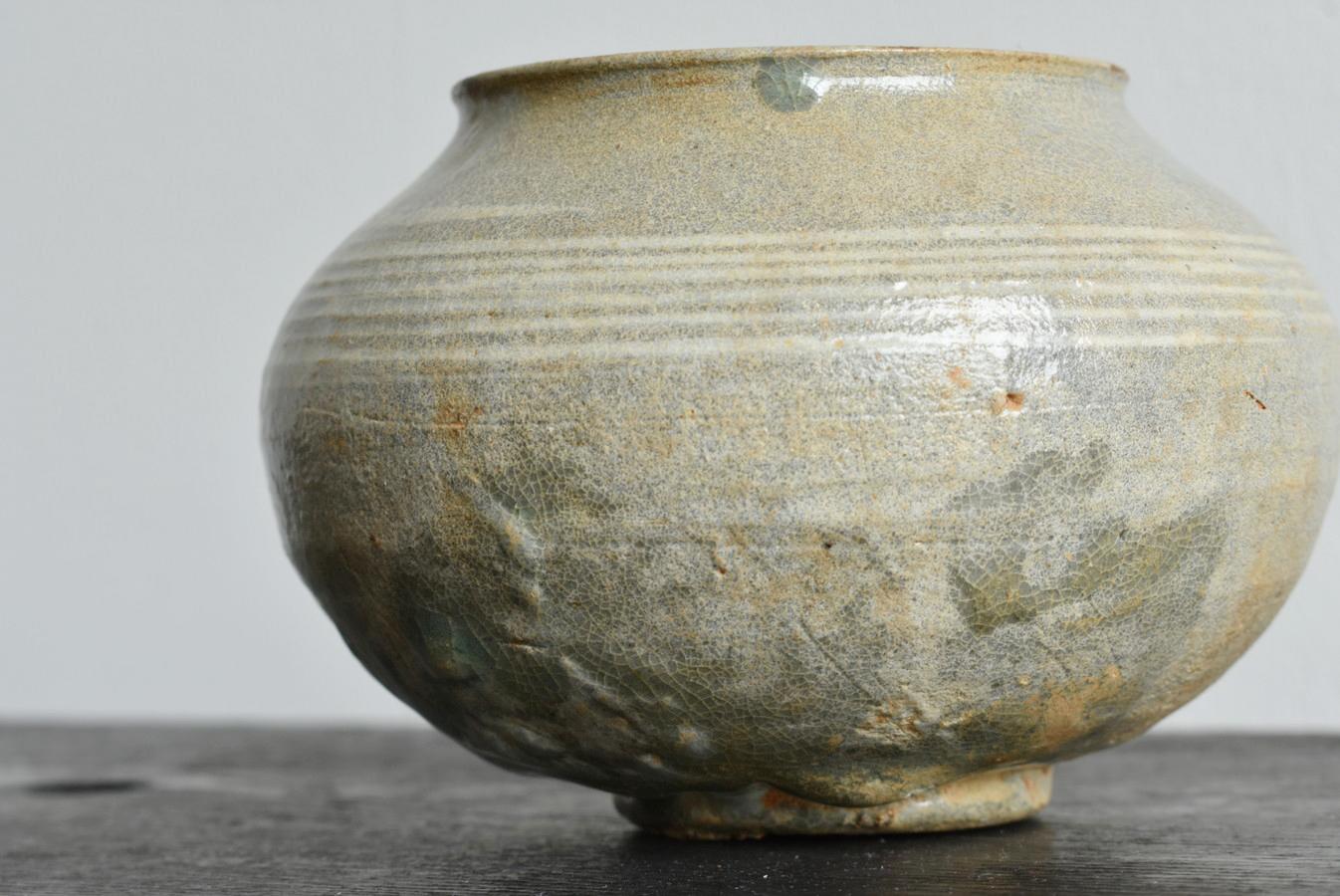 Korean Antique Pottery Jar/Joseon Dynasty/15-16th Century/Beautiful Vase 6