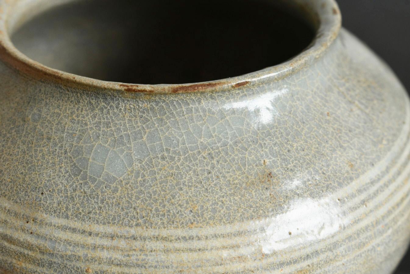 Korean Antique Pottery Jar/Joseon Dynasty/15-16th Century/Beautiful Vase 8