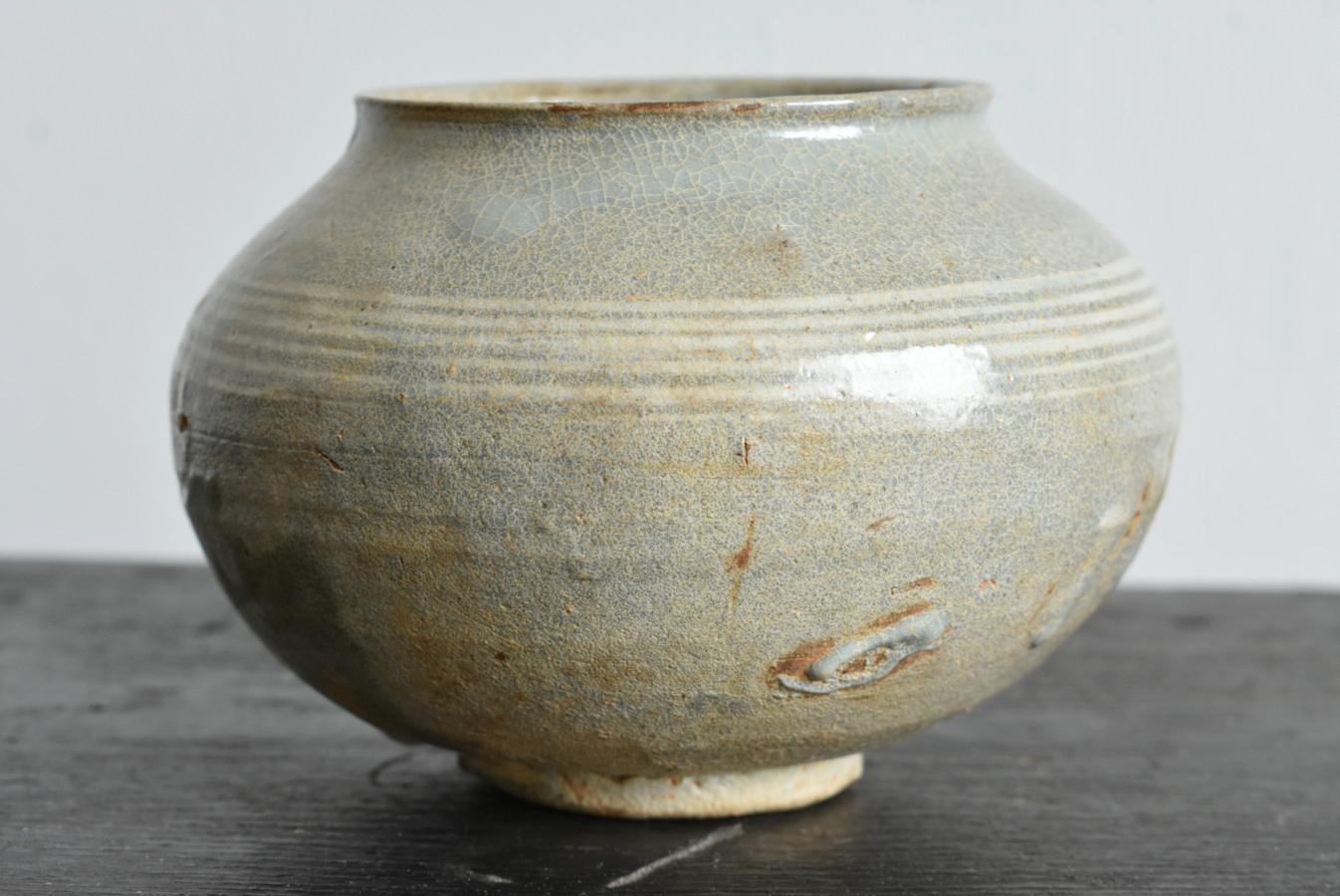 Korean Antique Pottery Jar/Joseon Dynasty/15-16th Century/Beautiful Vase 1