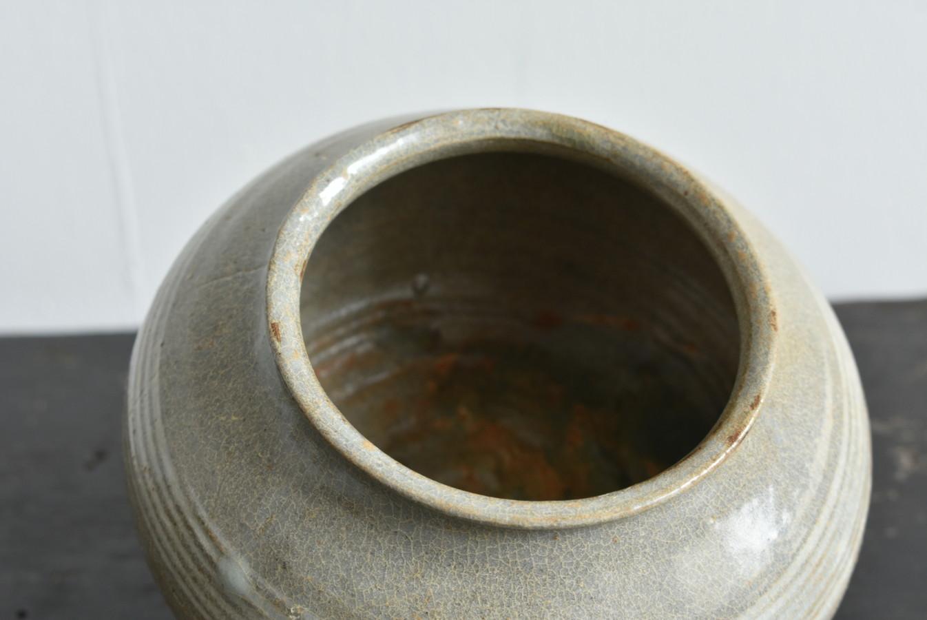 Korean Antique Pottery Jar/Joseon Dynasty/15-16th Century/Beautiful Vase 3