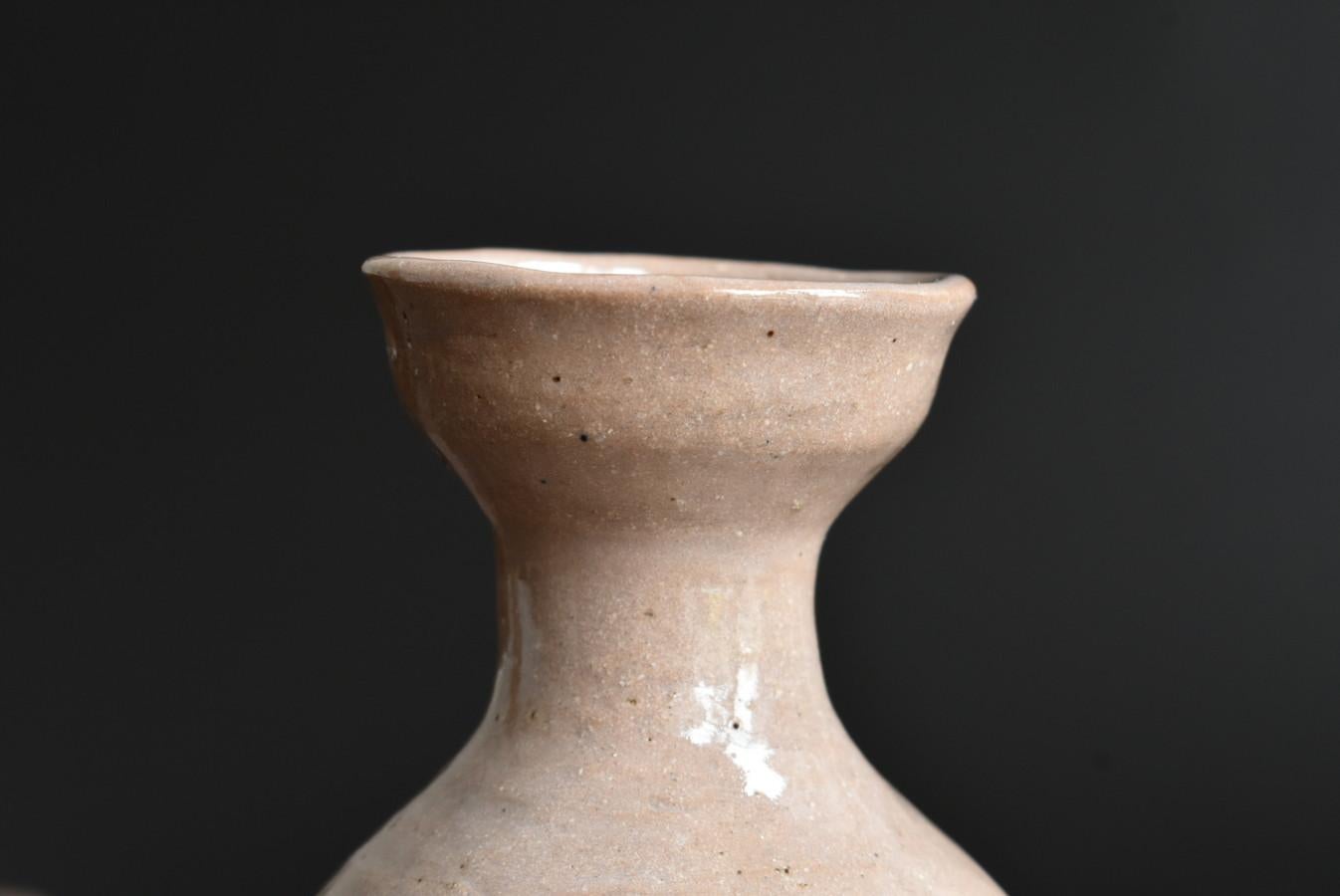 Korean Antique Pottery / Joseon Dynasty 18th Century / Beautiful Glazed Bottle 3