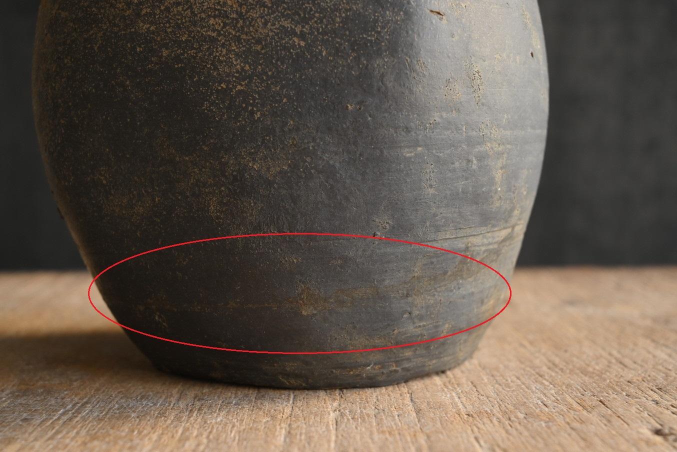 Koreanische antike Keramikvase/10. Jahrhundert/Wabi-Sabi-Vase/Goryeo-Periode im Angebot 8
