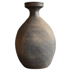 Korean antique pottery vase/10th century/Wabi-Sabi vase/Goryeo period