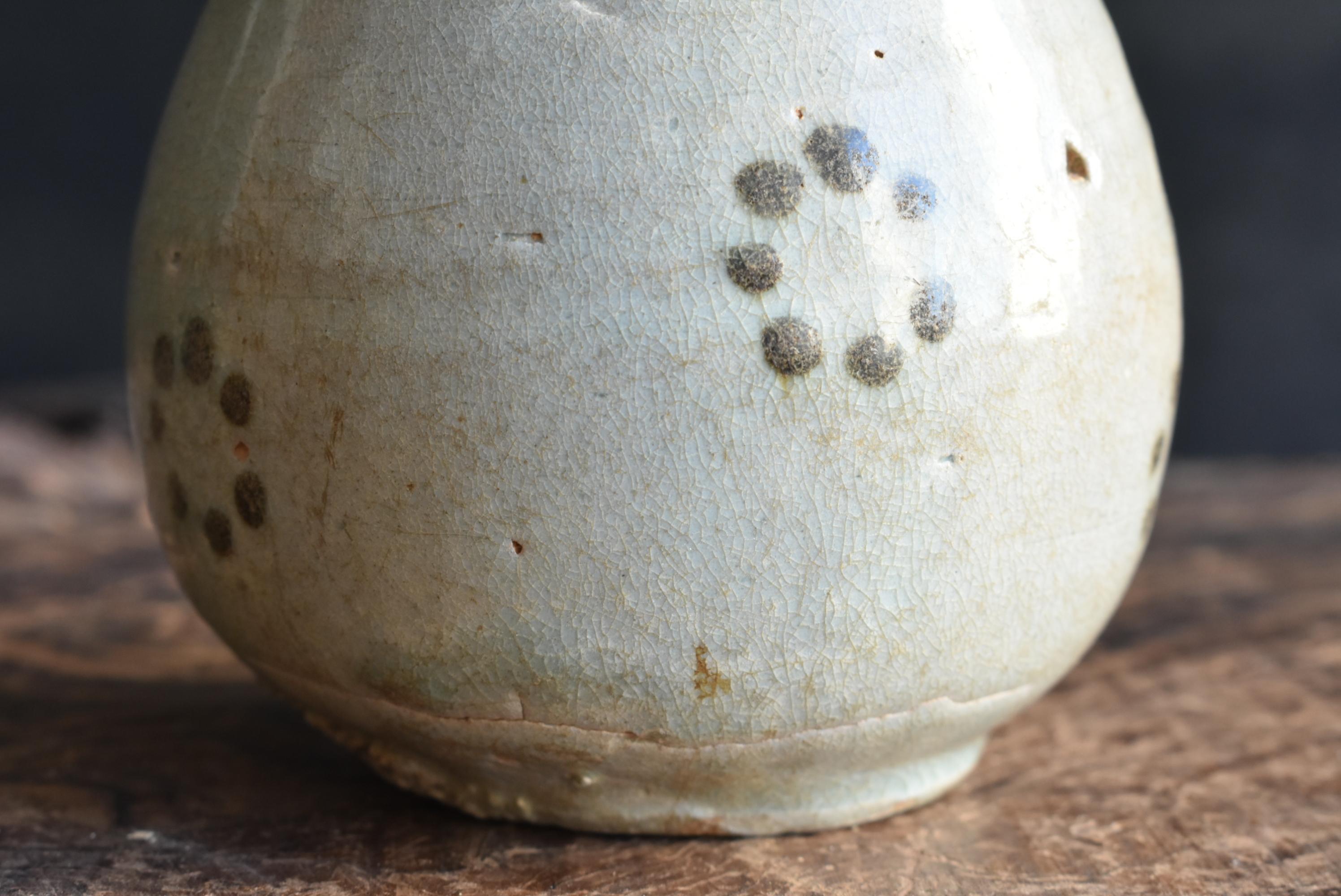 Korean antique pottery vase/rare design pottery/Joseon Dynasty/15th century For Sale 2