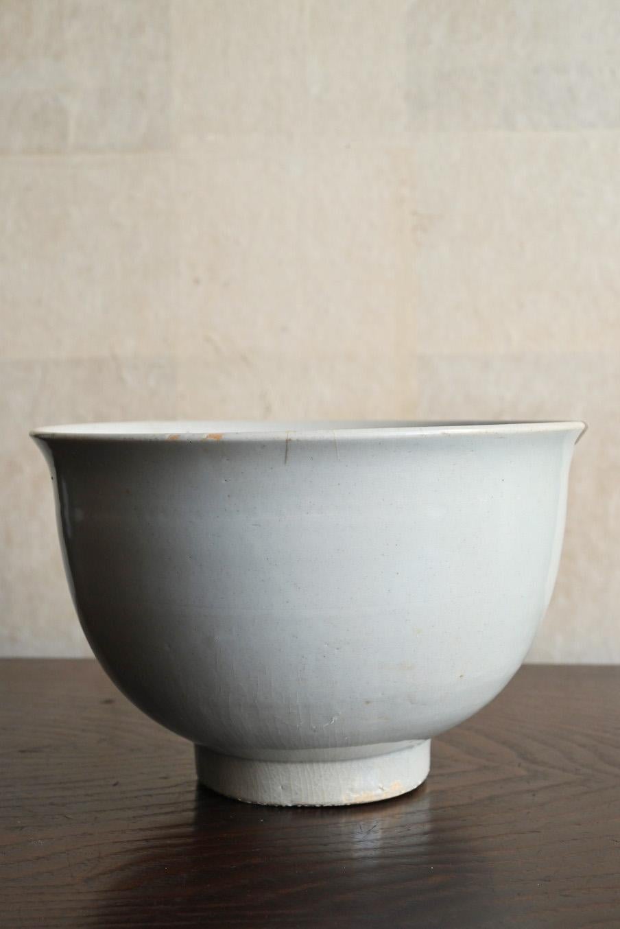 Porcelain Korean antique white porcelain bowl/Joseon Dynasty/15th to 19th century