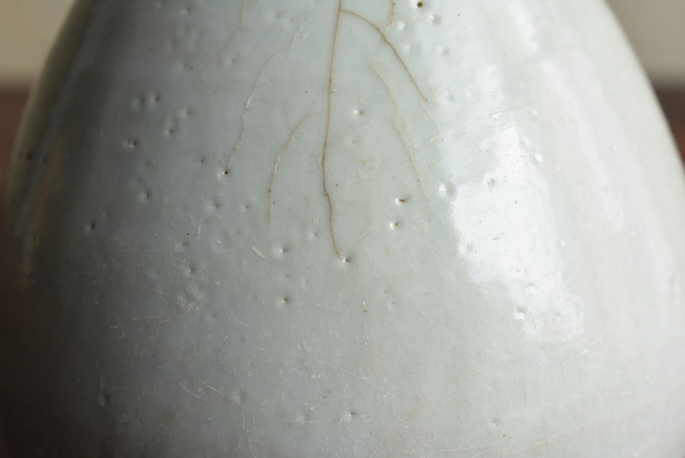 Korean antique white porcelain vase / 15th-16th century / Joseon dynasty 7