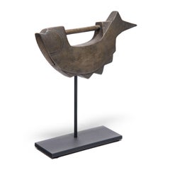 Serratura a forma di pesce in ottone coreano, circa 1900