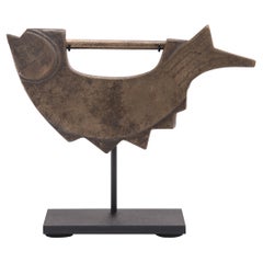 Korean Brass Fish Lock, c. 1900