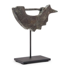 Serrure à poisson en laiton coréen:: vers 1900