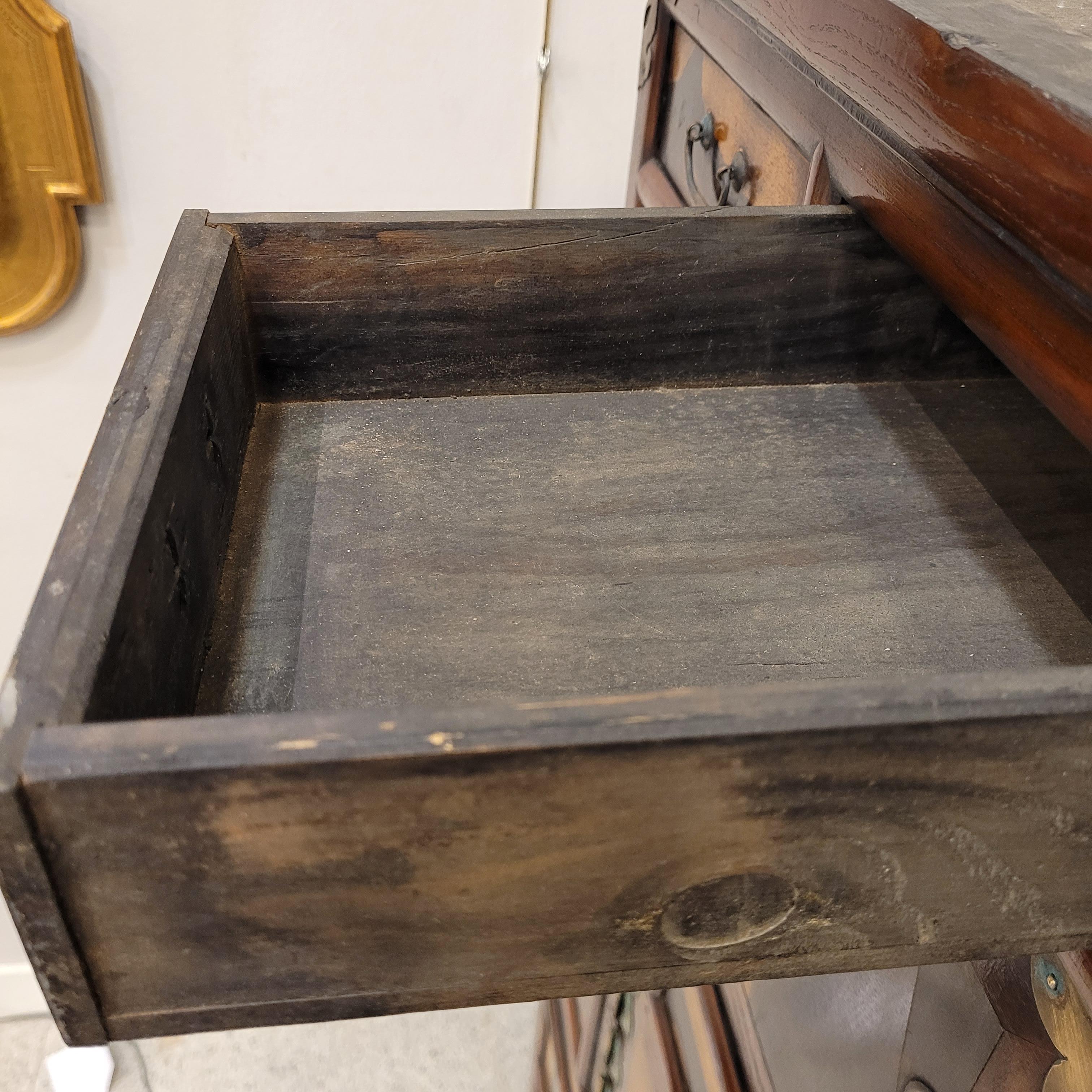 Korean Cabinet furniture “Samcheungjang”, fruit wood and bronze fittings 11