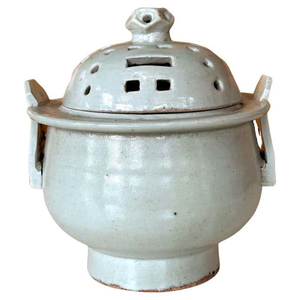 Korean Celadon Ritual Incense Burner Joseon Dynasty For Sale at 1stDibs