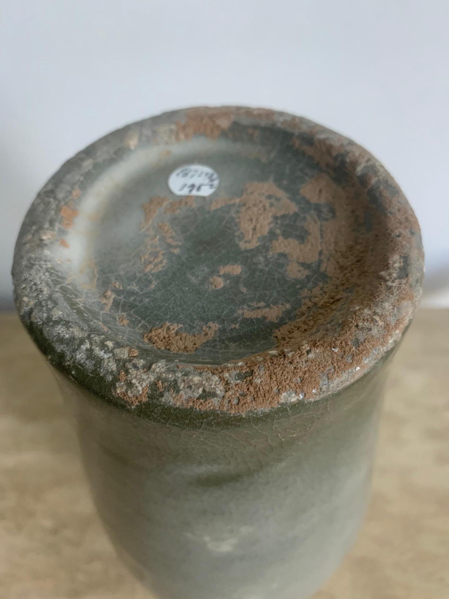 Korean Celadon Vase with Slip Inlay Goryeo Style 9