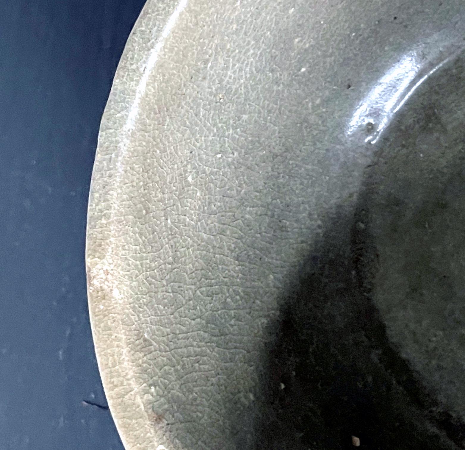 Korean Ceramic Celadon Deep Bowl Goryeo Dynasty For Sale 5