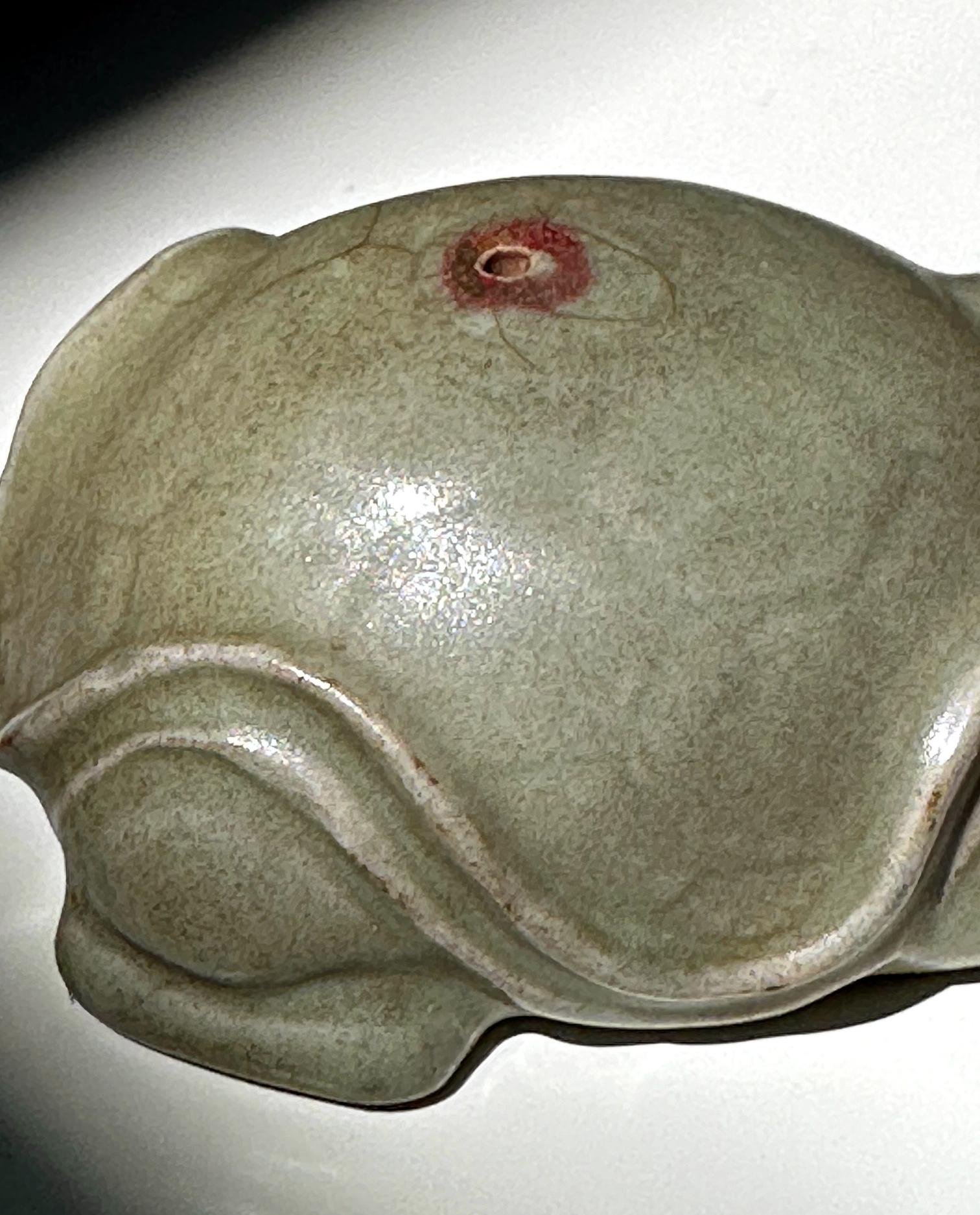 Korean Ceramic Celadon Turtle Form Water Dropper Goryeo Period For Sale 2