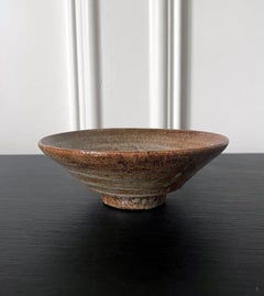 Korean Ceramic Chawan Ido Tea Bowl with Soba Glaze Kuroda Touen