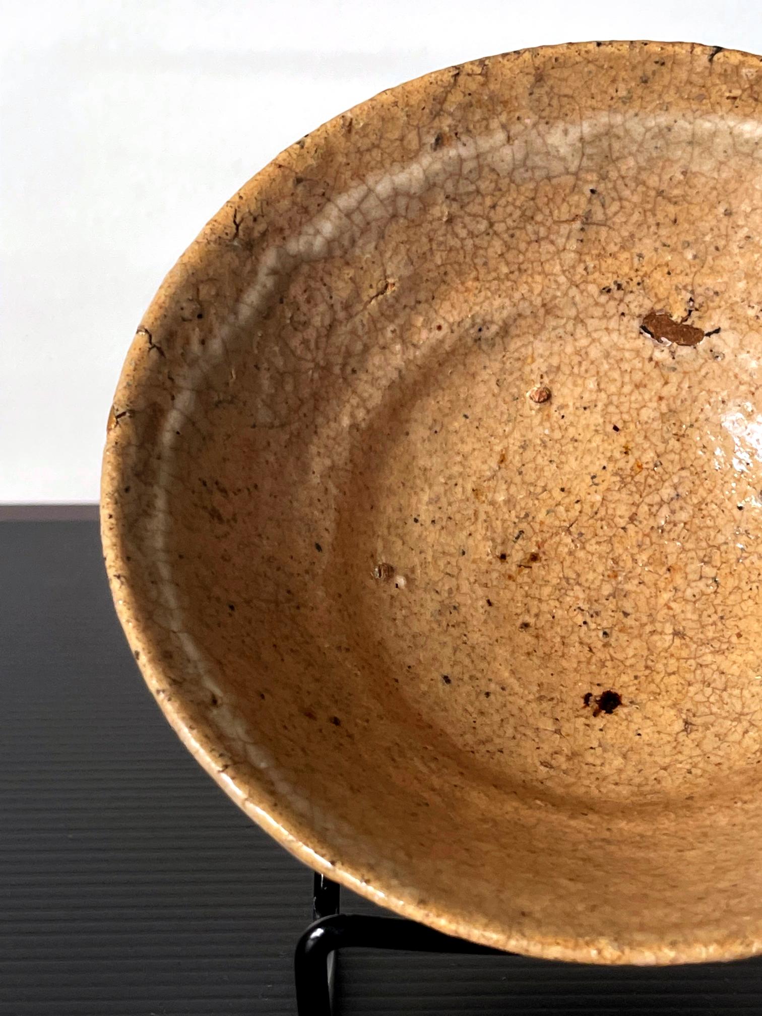 Korean Ceramic Ido Tea Bowl Chawan Joseon Dynasty For Sale 4