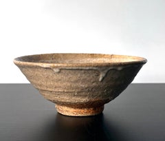 Korean Ceramic Ido Tea Bowl Chawan Joseon Dynasty