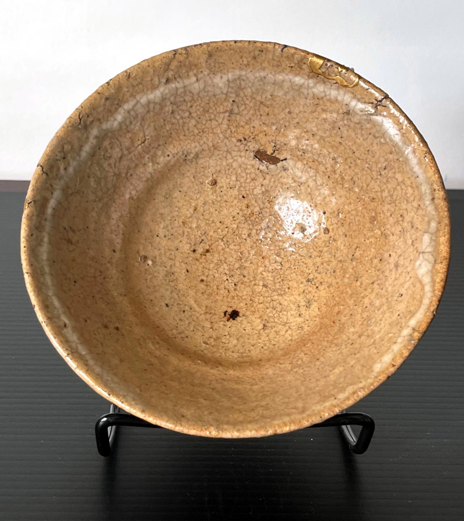 Korean Ceramic Ido Tea Bowl Chawan Joseon Dynasty For Sale 1
