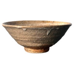 Korean Ceramic Ido Tea Bowl Chawan Joseon Dynasty