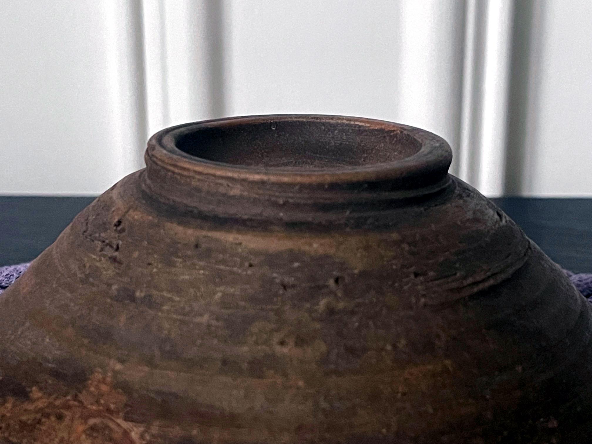 Korean Ceramic Kakinoheta Chawan Tea Bowl For Sale 4